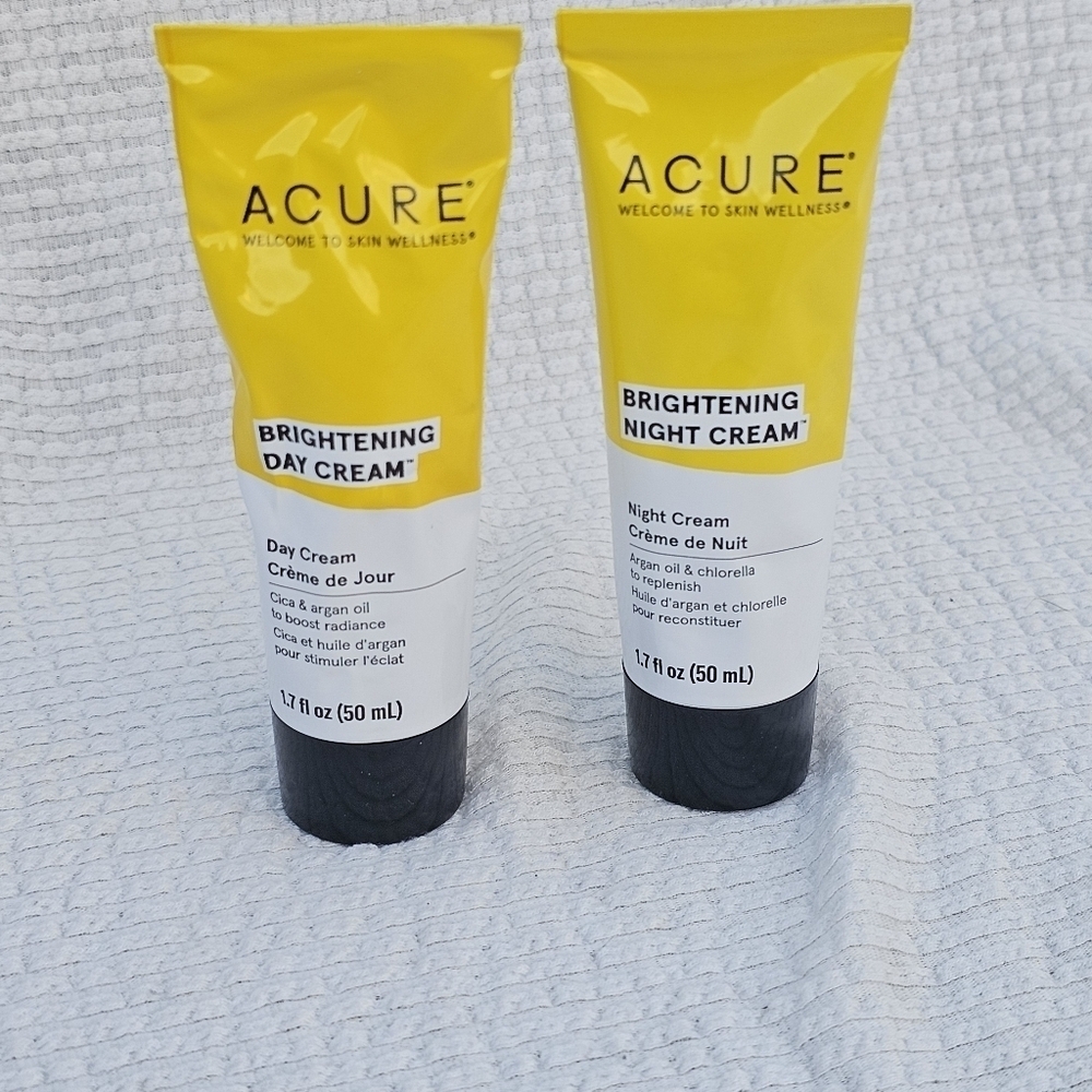 ACURE Brightening Day & Night Cream Duo Pack 1.70 Fl Oz. - Picture 2 of 7